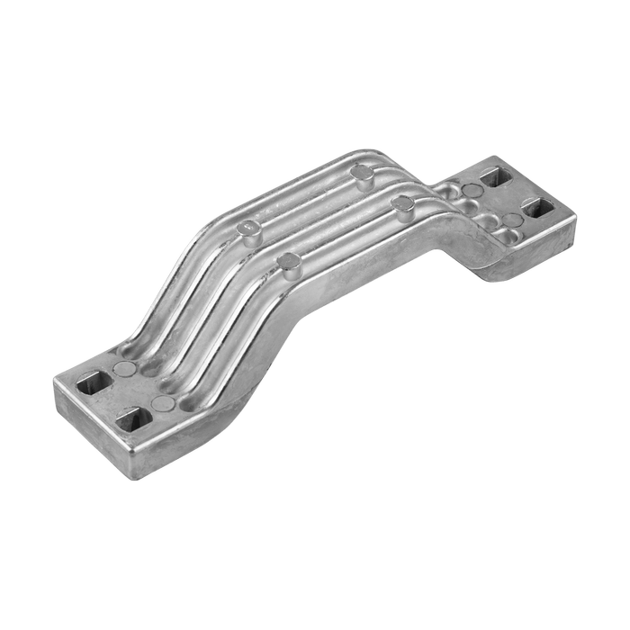 Seachoice Magnesium Hull Plate Anode - 12" X 5" X 1/2", Fresh Water Use For Aluminum Boats