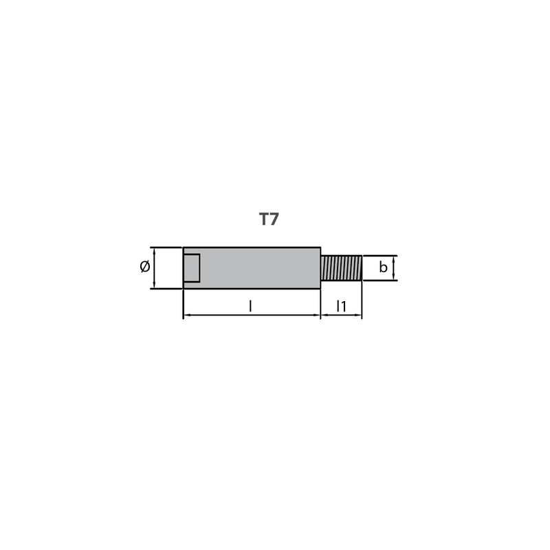 Yanmar anod, motor,  Ø20 L.20, 1GM och 6LY3 series, 27210-200200